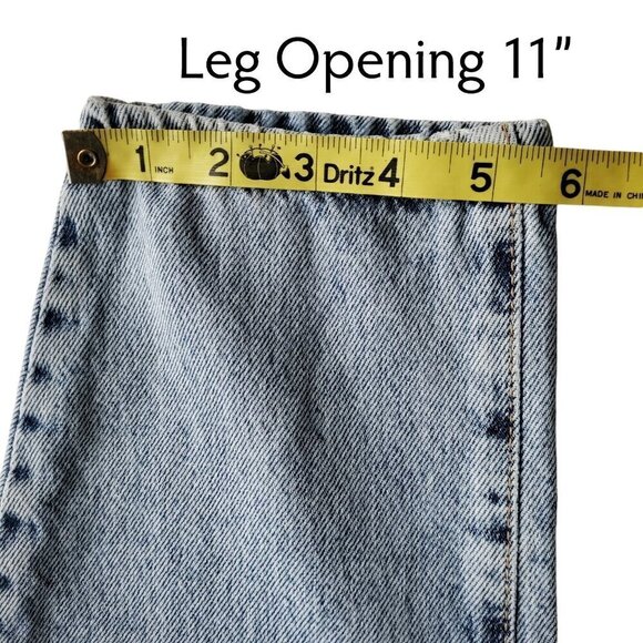 ZARA High-Waisted Paperbag Baggy Blue Jeans Style Z1975 Size 2 - Picture 15 of 16